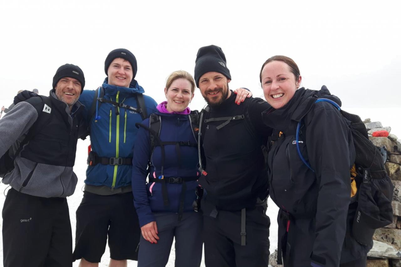 Team on Ben Nevis